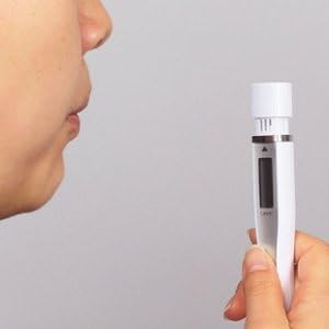 Tanita HC-312F Portable FitScan Breath Checker - Smart Odor Detector - Digital Halitosis Monitor - Japan Technology - Semi-Conductor Gas Sensor - Pocket Size Oral Hygiene Device