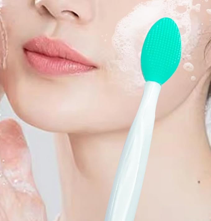 6Pcs Silicone Exfoliating Lip Brushes, 2-in-1 Double-Sided Soft Cleaning Beauty Tool To, Create Smoother Skin And Fuller Lip Appearance. 