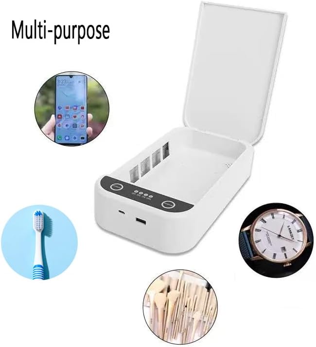 Dental Tools and UV-C Cleaning and Storage Box for Stainless Steel Teeth Cleaning Tools Electric toothbrushes and Various Oral Hygiene Devices