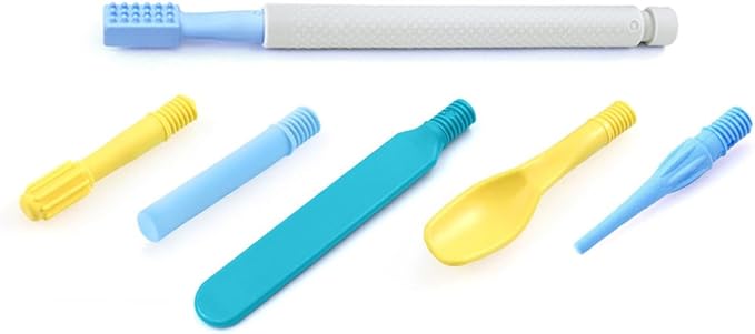 ARK's Z-Vibe Travel Kit with Spoons (Light Grey) by ARK Therapeutic