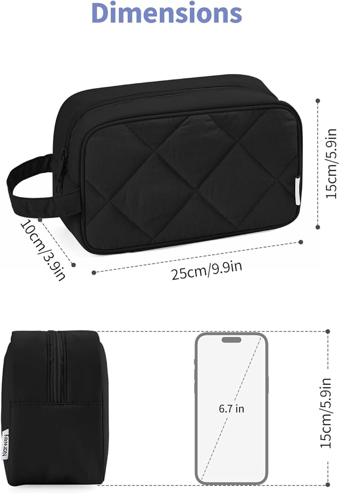 Narwey Travel Toiletry Bag for Women Traveling Dopp Kit Men Travel Bag for Toiletries Cosmetic Bag Makeup Bag Medicine Bag for Traveling