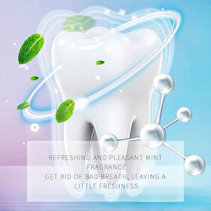 Niacinamide Whitening Toothpaste (Pack of 2) - Cleans Stains and Strengthens Teeth, Reduces Gum Problems, Freshens Breath, Mint Flavored Without Fluoride for Sensitive Teeth