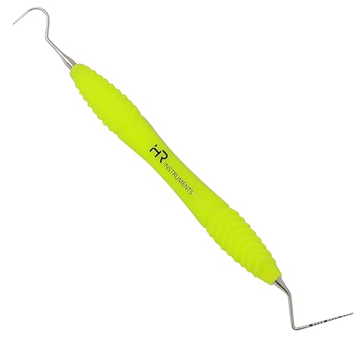 Dental Williams Explorer Probe UNC 15/23 Color Coded Marking Double Ended Scaler Instruments (Green)