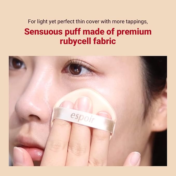 Espoir New Air Puff Volume 7ea | Flawless Face Makeup Fast and Easily | Makeup Sponge Applicator Air Cushion Powder Puff for Liquid Foundation, Cream, Concealer | Korean Base Makeup Tools