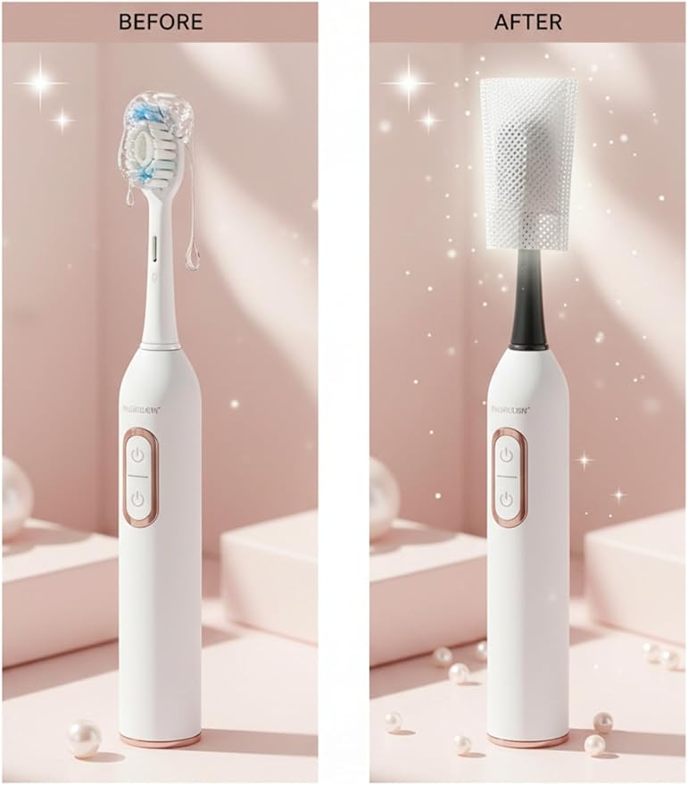 Intellident Toothbrush Shields - Pack of 3 Toothbrush Head Cover Caps - Breathable, Quick-Drying & Disposable - Perfect for Travel, Home & Office Use