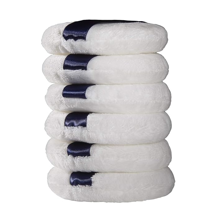 Powder Puff - 3.15 Inch Ultra Soft Washable Velour Makeup Powder Puffs for Face Powder, Setting powder, Body powder, Loose Powder, Other powders