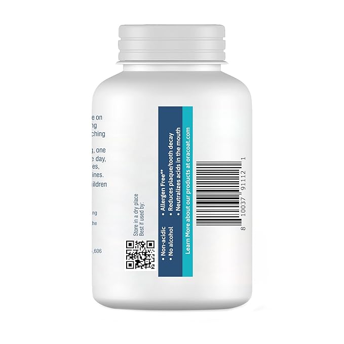 Oracoat XyliMelts for Dry Mouth Night Time or Day - Moisturizing Dry Mouth Adhering Discs, Sugar Free with Xylitol, 230 Count, Berry Smoothie Flavor, 8-Hour Relief