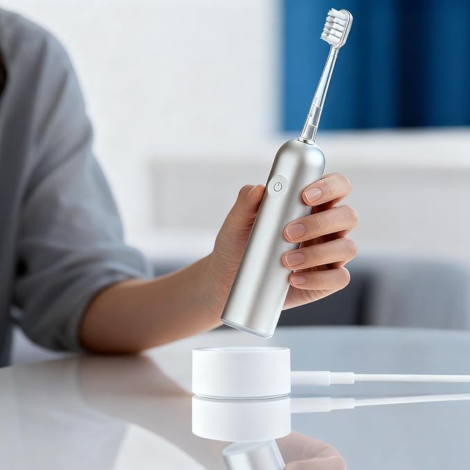 Charger Base for Laifen Toothbrushes,Electric Toothbrush Charger Dock and Stand Suitable for LFTB01-S/LFTB01-P/LFTB01-A,Including USB C Cable and Adapter. (White)