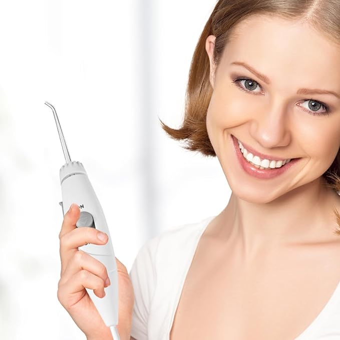 Replacement Hose and Handle Parts Compatible with Waterpik Replacement Parts - Waterpik Water Flosser WP-100 WP-300 WP-660 WP-900 Series Oral Irrigator, Oral Hygiene Accessories(Slide Switch, Grey)