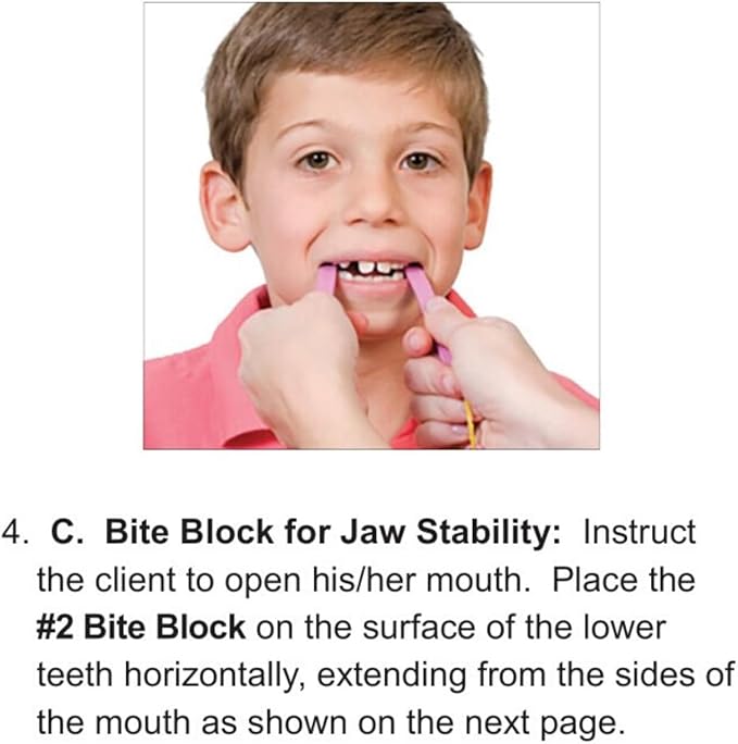 TalkTools Dental Bite Blocks Kit - Jaw Grading for Optimal Oral Motor Skills Development | Suitable for Kids and Adults Seeking Enhanced Jaw Stability and Control - Purple (2 Pack)