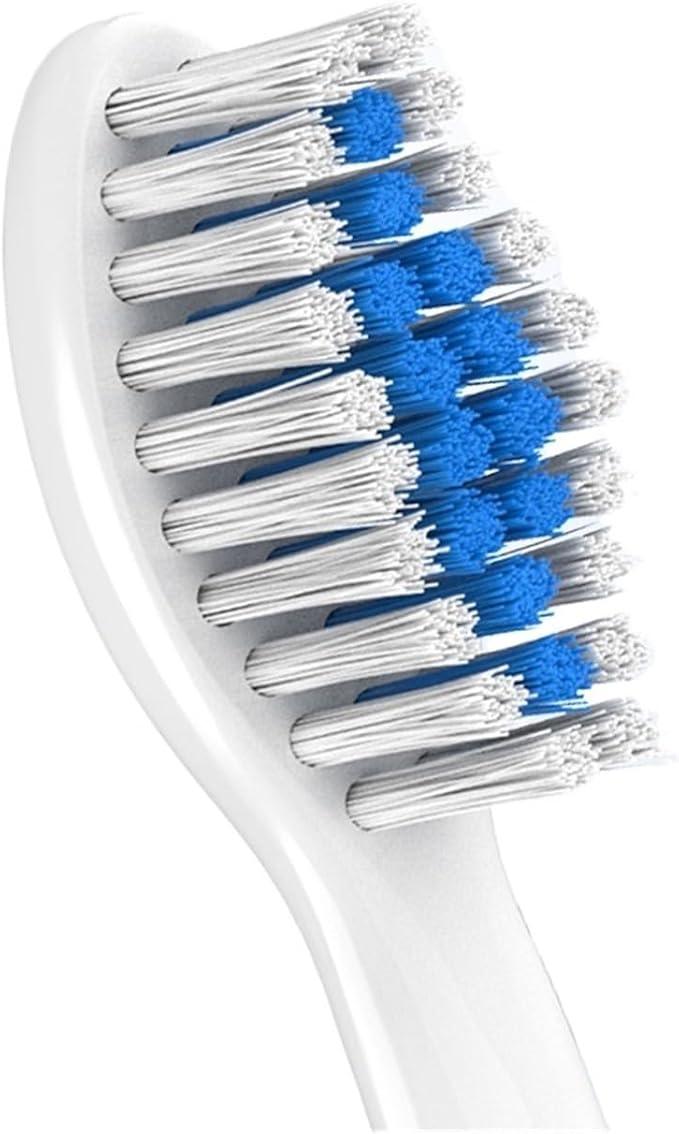 8/12/20 Pcs Soft Brush Heads ,Compatible with Philips Electric Toothbrush, Replacement Toothbrushes Head Refill for 1100 2100(White-12 Pcs)