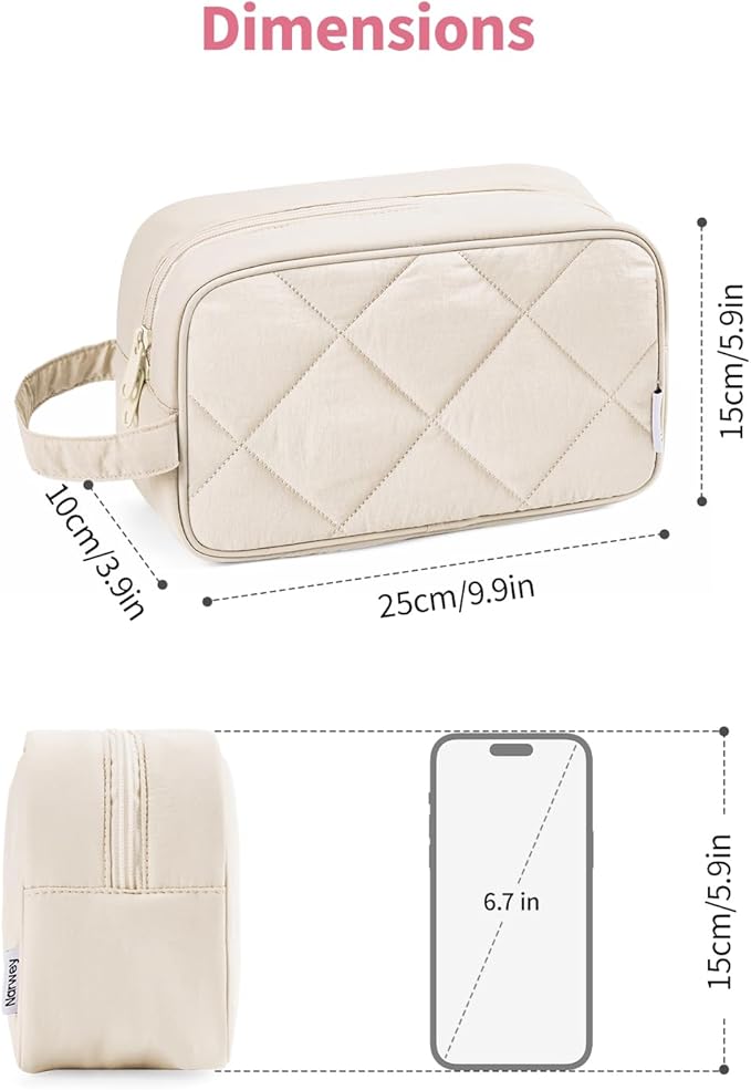 Narwey Travel Toiletry Bag for Women Traveling Dopp Kit Men Travel Bag for Toiletries Cosmetic Bag Makeup Bag Medicine Bag for Traveling