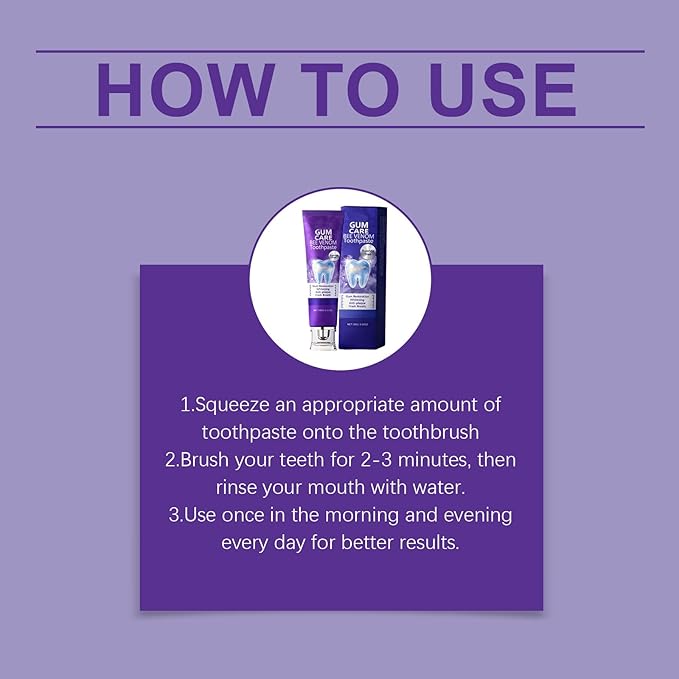 Bee Venom Toothpaste for Gum Care & Enamel Strength - Breath Freshening Formula, Fights Plaque, Daily Cleaning for Oral Hygiene, Mint Flavor