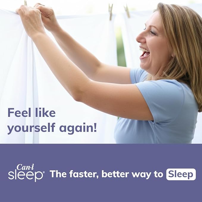 Can-i Sleep Spray for Women in Menopause and Perimenopause, 60 Servings, Fast-Acting Sleep Support with Melatonin, Get Back to Sleep Quickly