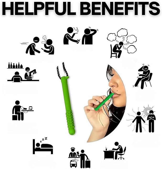 Chewable Breath Sticks containing Essential Oils,chewable Breather Quit Smoking,Stop Smoking Aids Work, Can Taken Anywhere Focus Clear Respiratory