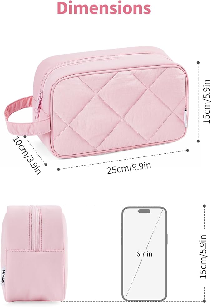 Narwey Travel Toiletry Bag for Women Traveling Dopp Kit Men Travel Bag for Toiletries Cosmetic Bag Makeup Bag Medicine Bag for Traveling