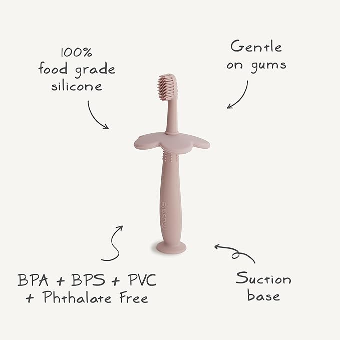 mushie Star Toddler Training Toothbrush (Shifting Sand)