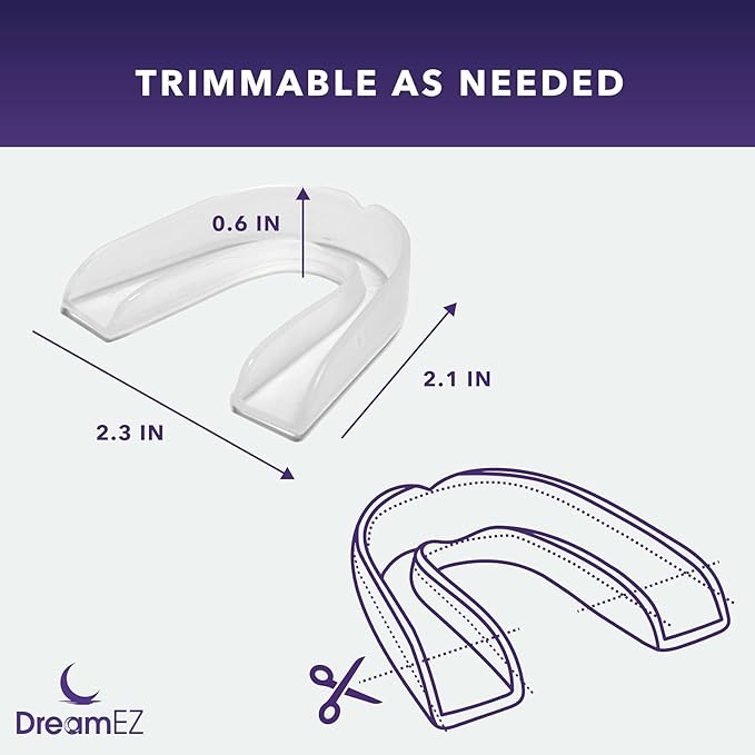Anti Grinding Mouth Guard for Clenching Teeth at Night, Professional Dental Night Guard for Grinding and Bruxing, Made in The USA (2-Pack)