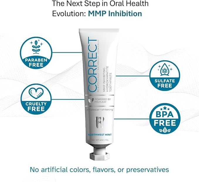 Fluoride-Free Nano-Hydroxyapatite Toothpaste – Whitening, Sensitive Teeth, MMP Inhibiting, Antiplaque, Remineralizing, Created by Doctors + Dentists for Gum Health, SLS-Free, Made in USA, 4oz, 2-Pack