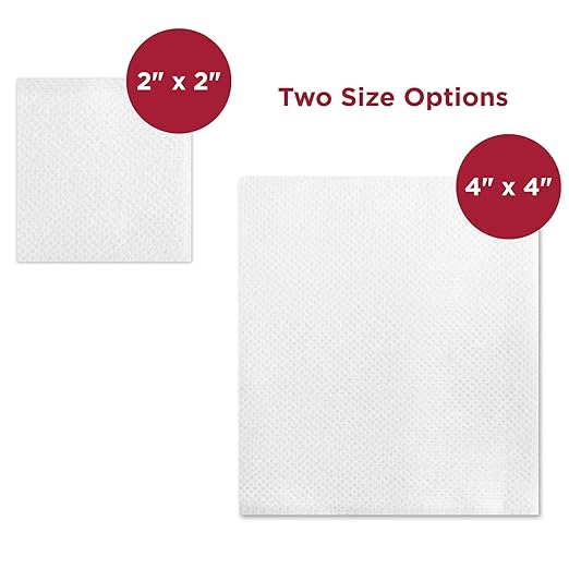 Practicon Premium 2X2 Non-Woven Gauze Sponges, Lint Free 4-Ply Gauze Pads, Non-Sterile, All Purpose for Dental, Medical, First Aid, Cleaning, Wound Care & Dressing, 1 Pack of 200 Sponges