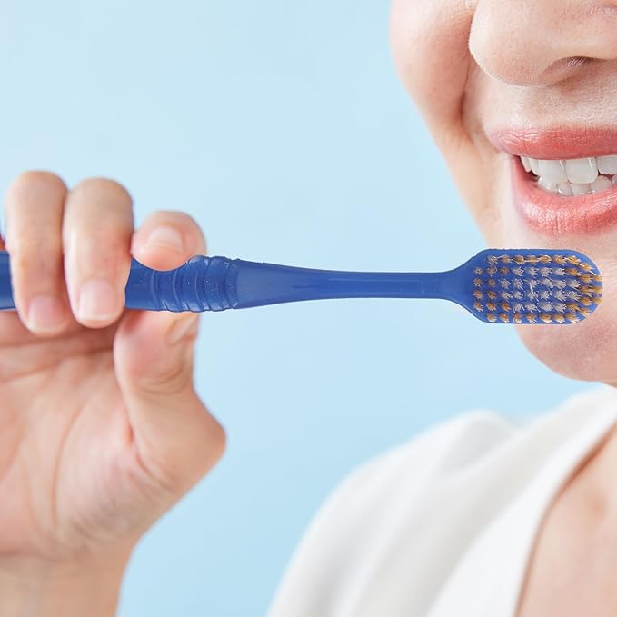 10Pcs Charcoal Toothbrush with Extra Gentle Thin Bristles for Gentle Plaque Removal Oral Care Brushes with Comfortable Non-Slip Handles Mixed Colors for Family Bathroom Use