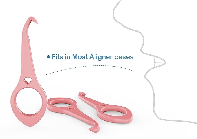 Clear aligner removal tool-invisible removable braces, invisible aligner remover-aligner remover-fixer remover(40PCS)