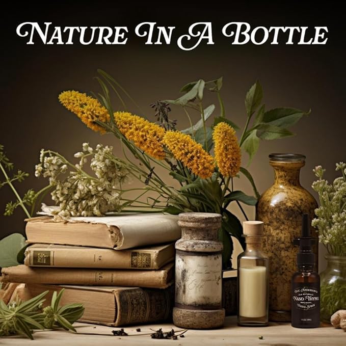 Doc Anderson's Botanical Nasal Spray – Natural Congestion Relief with Aloe & Thyme for Clearer Breathing, Combat Irritants, and Moisturizes, Made in USA (2 Pack)