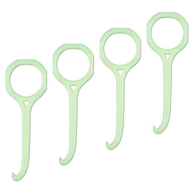 Aligner-B-Out v2 | Groovy Green 4 Pack | Invisalign Remover Tool & Aligner Remover Tool For All Aligners & Removable Retainers | Orthodontist Recommended Invisalign Accessories