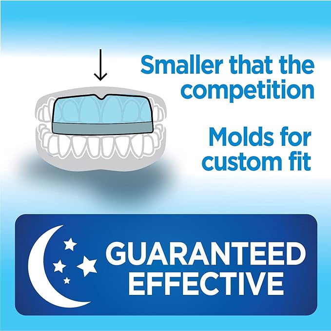 Dentist's Choice Dental Guard - Best Oral Appliance for Bruxism Clenching - Nighttime Moldable Front Tooth Custom Anti Teeth Grinding Night Protector - Professional Slim-fit Bruxing Mouth Bite Splint
