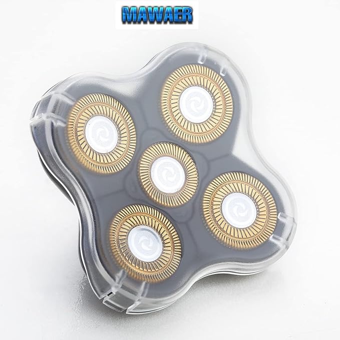 3PCS Universal 5 Blades Compatible with Freedom Gold Shaver, Head Shaver Replacement Heads