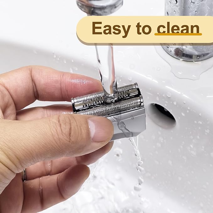 Series 7 70S Replacement Head Compatible with 795, 790cc, 7899cc, 720cc, 720s-4, 750, 760, 7383, 9565, 9585 Electric Shavers, Quick Clean, Wet/Dry Use, Compatible with Series 7 Electric Shavers
