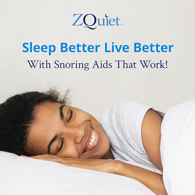 ZQuiet, Anti-Snoring Mouthpiece, Comfort Size #1, Single Refill, Clear, Made in USA, BPA-Free, Medical-Grade Material