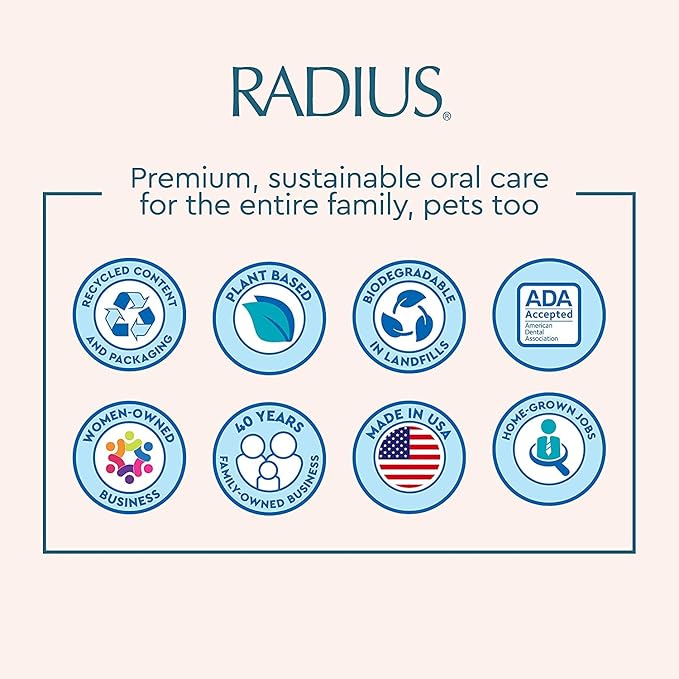 RADIUS USDA Organic Toothpaste 3oz Non Toxic Chemical-Free Gluten-Free Designed to Improve Gum Health & Prevent Cavity - Clove Cardamom - Pack of 6