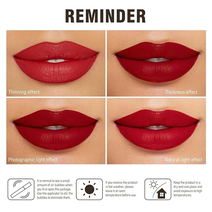 MAKI YIKA Purple Lipstick for Women Color Stay Long Lasting Lipsticks, No Smudge Matte Liquid Lipstick Transferproof Cruelty-Free Lip Color, Pearl Purple