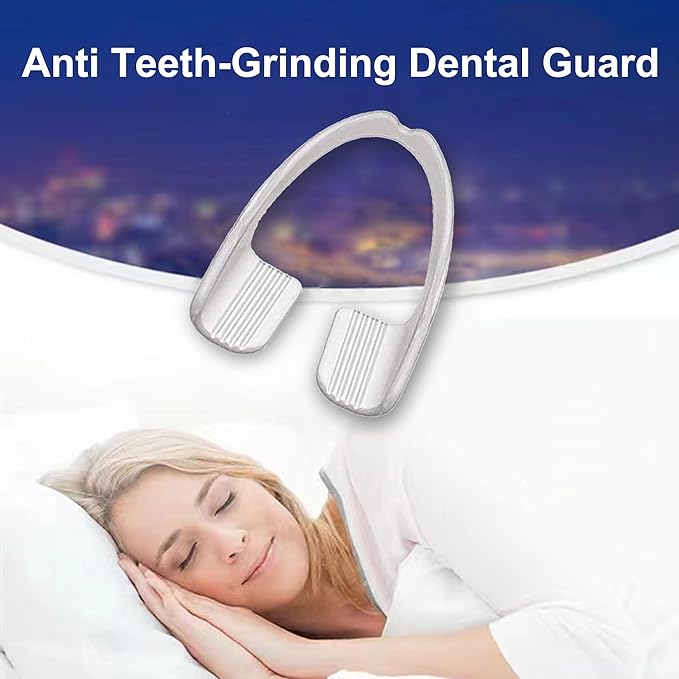 Mouth Guard Teeth Nighttime Protection 16 Count Mouth Guard for Grinding & Clenching Teeth with Hygiene Case | BPA Free Ready to Wear, Sleep Well, Disposable, One Size Fits All