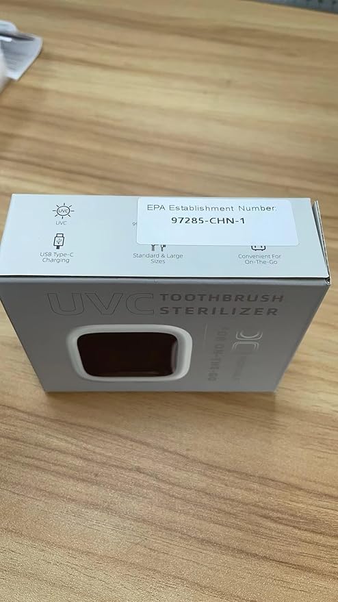 UV-C Toothbrush Sanitizer and Holder, Portable Toothbrush Case Magnetic Mounting, Rechargeable Toothbrush Cover for Any Toothbrush Head, Tooth Brush Cover Cap for Home & Travel (White)