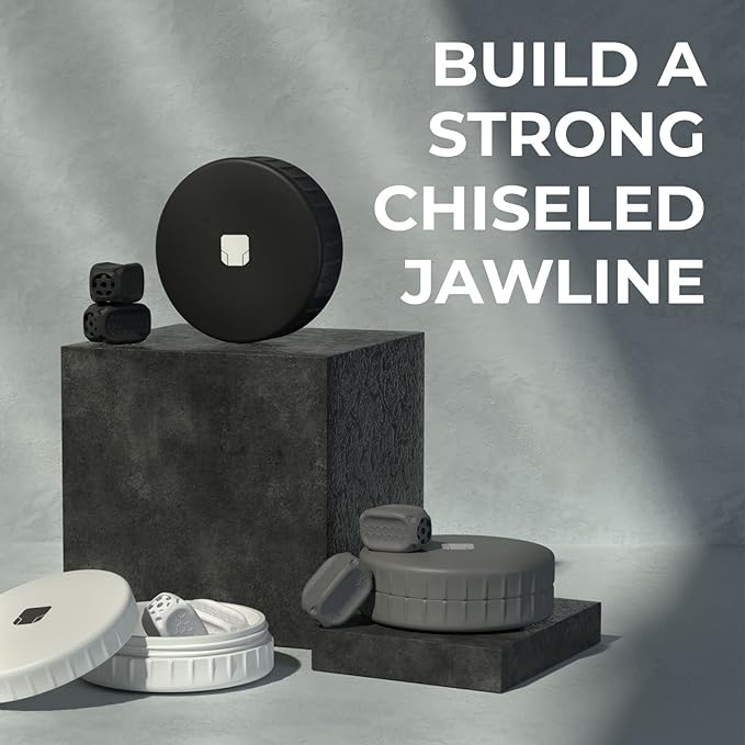 CHISELL Jawline Exerciser & Jawline Sculptor, Bite Block for Regular Bite, Face Shaper, Face Sculpting Tool, Jawline Sculptor for Slim Jaw, Mouth Exerciser for Jawline, Craving & Stress Reducers