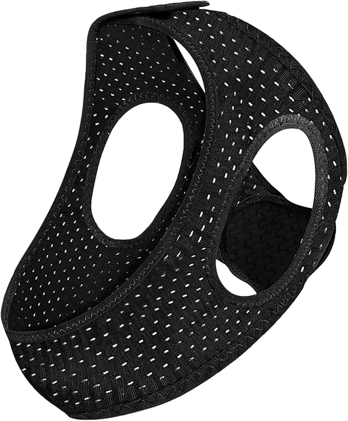 2 Pack Anti Snore Chin Strap for Sleeping,Jaw Tape Mouth Snoring Sleep Devices Stopper Cpap Users Breathing Head Mouthpiece Solution to Keep Closed Mandibular Advancement Reducing for Men Women