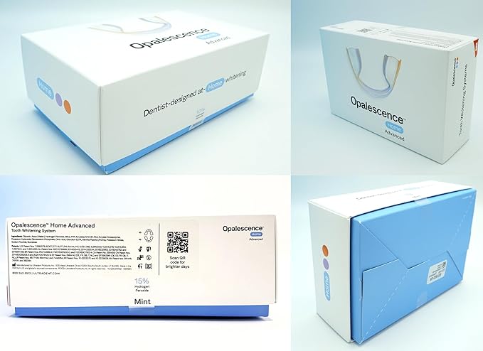 Opalescence GO Home Advanced Teeth Whitening Trays 15% (10 Treatments) Hydrogen Peroxide PF Whitening Prefilled Kit - Developed by Leaders in Professional Whitening 5822-T