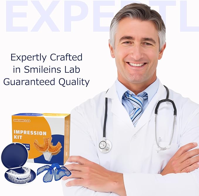 Custom Fit Night Guard for Bruxism & Teeth Clenching - Comfortable & BPA-Free - Protects Teeth & Reduces Jaw Tension - Includes Case & Easy-to-Use Mold Kit(Single One Upper or Lower Guard)
