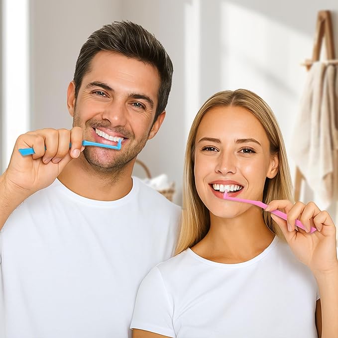 6 Pcs End Tuft Toothbrush for Adult, Soft Bristles Angled Toothbrush with Covers Single Tufted Tooth brush for Orthodontic, Braces, Implants, Retainers, Back Teeth Detail Cleaning