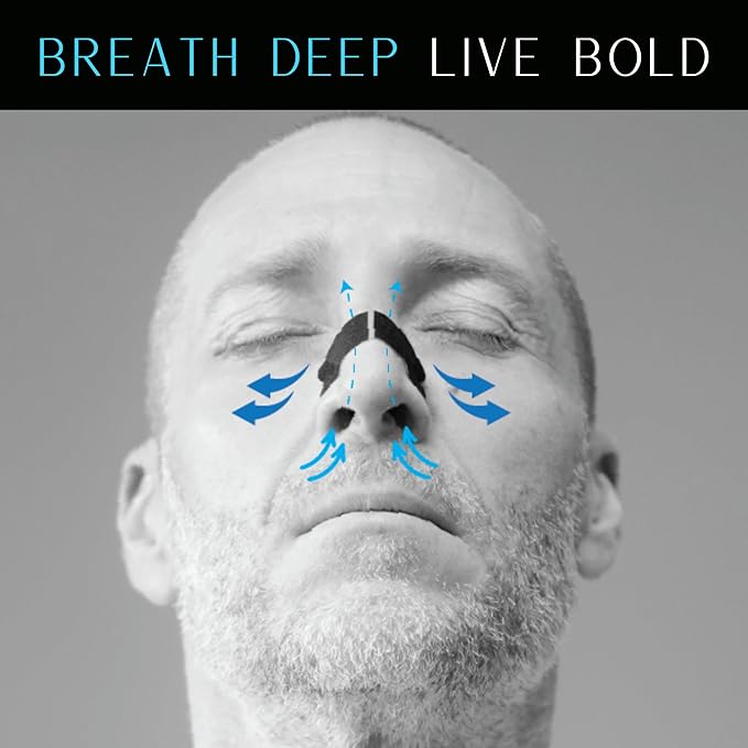 Nasal Strips for Snoring - Nose Strips for Breathing - One Big Spring Technology & Visual Positioning Aid - 30 Count - Snore Strips - Nose Tape