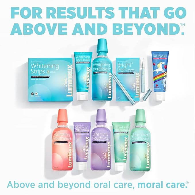 Lumineux Dentist Formulated Kids Toothpaste, Strawberry Flavor & Unicorn Approved, Fluoride Free & SLS Free - 3.75 Oz