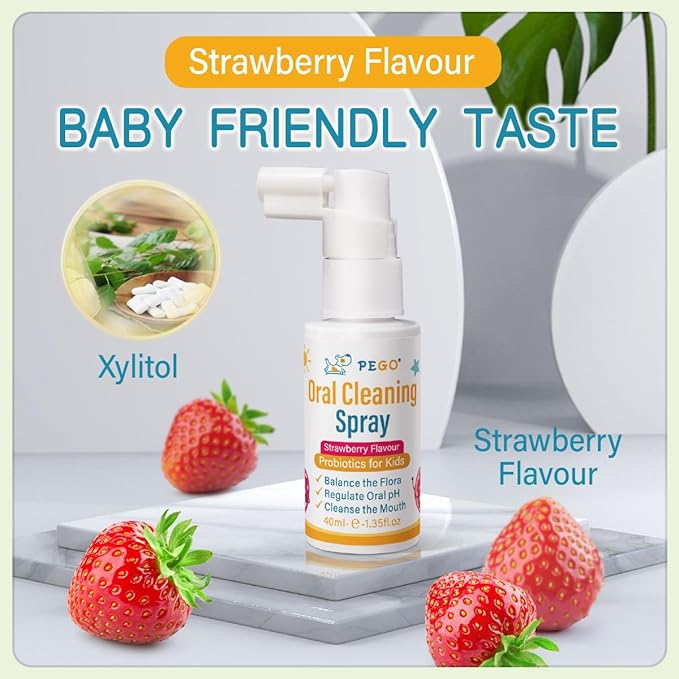 Kids Oral Spray, Toddler Toothpaste Helper for Cavity Prevention and Fresh Breath, Children Anticavity with Fluoride Free for Newborn to Preschoolers, Kid's Mouth Spray (1)