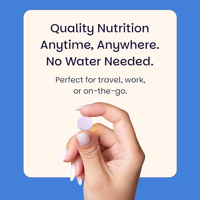 EZ Melts Oral Health Complete - Oral Probiotic - Supports Gum Health, Fresh Breath & Helps Relieve Occasional Dry Mouth - No Artificial Flavors, Non-GMO & Vegan - 1 Pack
