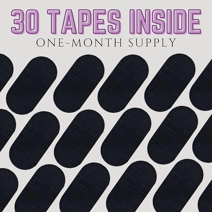 Mouth Tape for Sleeping (30 Pack) Anti Snoring, Premium Quality, Medical Grade, Breathable, Hypoallergenic, Pain Free Removal | Universal Fit - Men & Women | 1 Month Supply