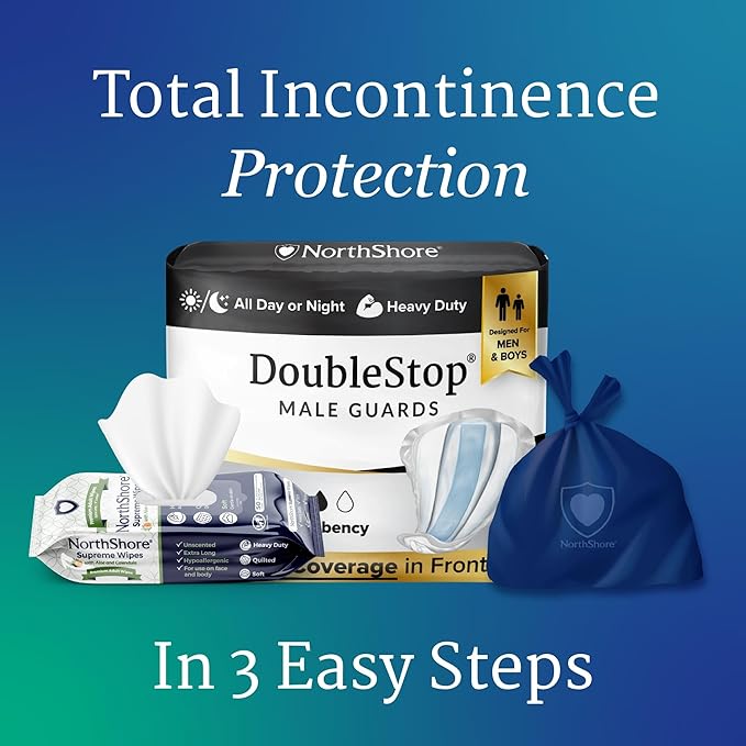 NorthShore DoubleStop Male Guards, Large, Starter Pack/4