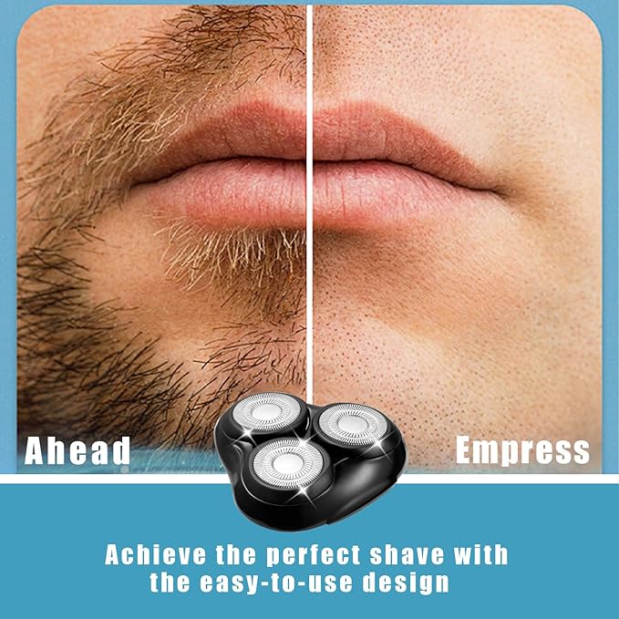 Shaver Replacement Head Compatible with Remington Shaver Razor Parts for Series R3,R4,R5,R6,R7,R8,SP-3141 and SP-5161 Foils (Black/2Pack)