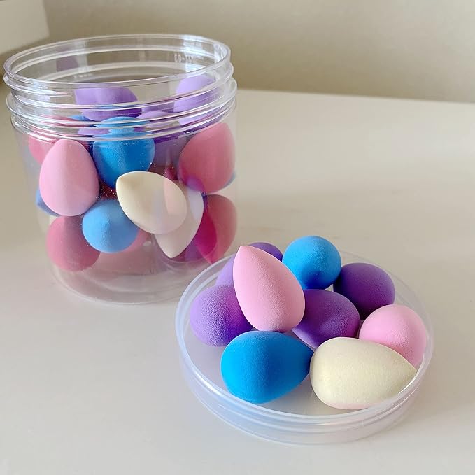 Mini Makeup Sponge Blender 30 pcs, Beauty Blender Sponge for Foundation, Powder, Concealer and Eye Shadow,Under Eyes,Highlight and Contour