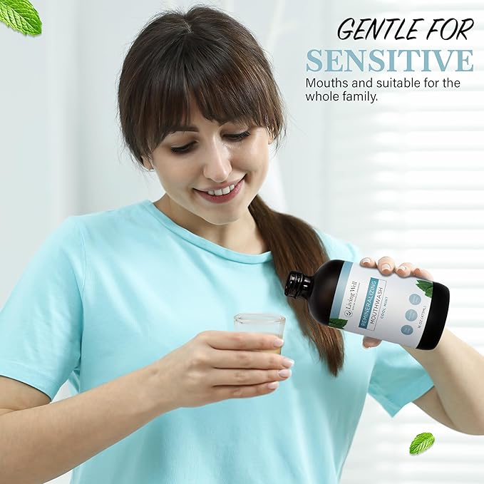 Natural Oral Care Bundle – Remineralizing Toothpaste + Alcohol-Free Mouthwash | Hydroxyapatite + Colloidal Silver | Fluoride-Free, Dentist-Developed | Supports Enamel, Gum Health & Oral Microbiome | M